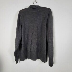 J. Crew Mercantile Gray Womens Turtleneck Sweater Size 3X Wool Blend Pullover